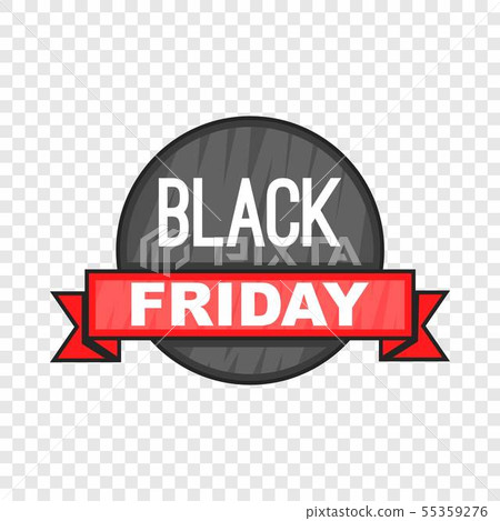 Black Friday sale icon, cartoon style Black Friday sale icon, cartoon style 55359276