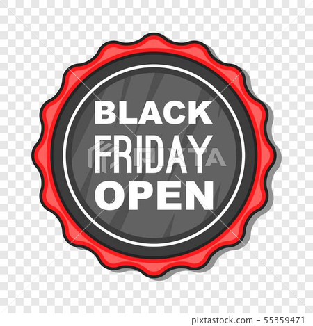 Black Friday sale badge icon, cartoon style Black Friday sale badge icon, cartoon style 55359471
