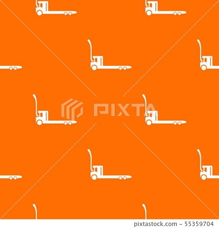 Construction trolley pattern vector orange 55359704