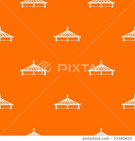Millau viaduct bridge pattern vector orange Millau viaduct bridge pattern vector orange 55360429