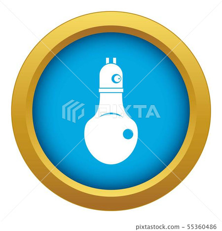 Lamp icon blue vector isolated Lamp icon blue vector isolated 55360486
