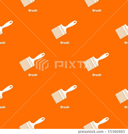 Brush pattern vector orange Brush pattern vector orange 55360983