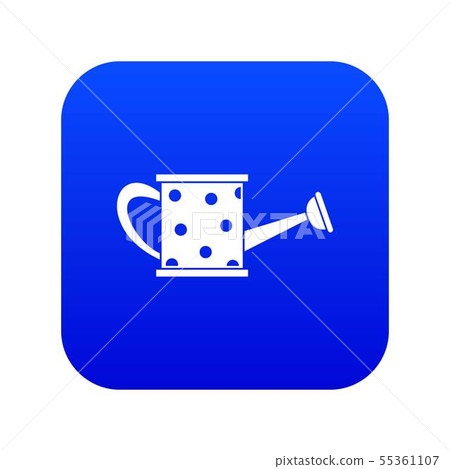 Watering can icon digital blue Watering can icon digital blue 55361107