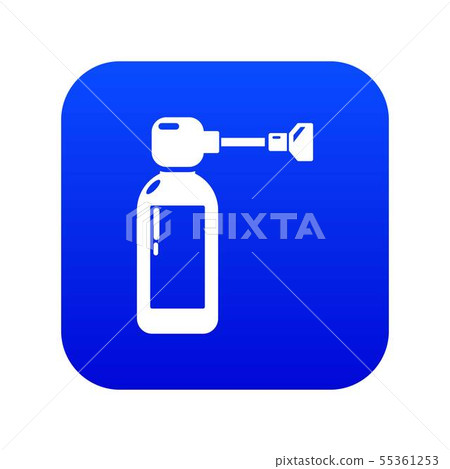 Inhaler icon blue vector - Stock Illustration [55361253] - PIXTA