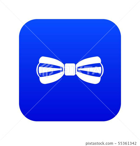 Bow tie icon digital blue 55361342