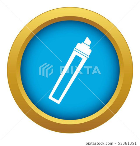 Marker icon blue vector isolated Marker icon blue vector isolated 55361351