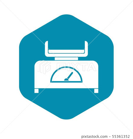 Weight scale icon, simple style Weight scale icon, simple style 55361352