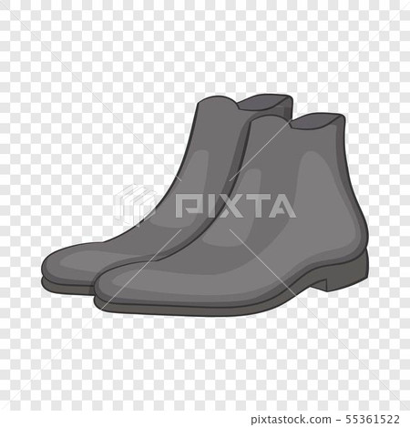 Mens winter boot icon, cartoon style - Stock Illustration [55361522 ...