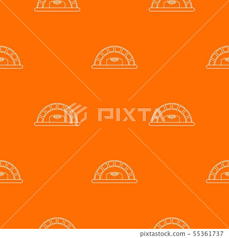 Bread oven pattern vector orange Bread oven pattern vector orange 55361737
