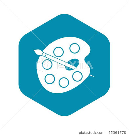 Palette icon, simple style 55361778