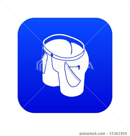 Woman jeans icon blue vector 55361950