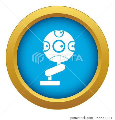Game device icon blue vector isolated Game device icon blue vector isolated 55362284