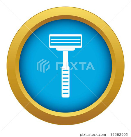 Razor icon blue vector isolated-插圖素材 [55362905] - PIXTA圖庫