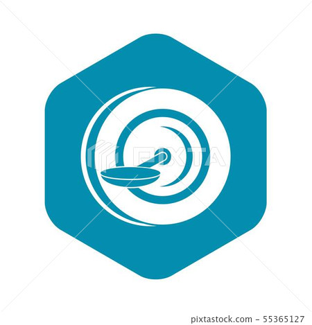 Self balancing wheel icon, simple style 55365127