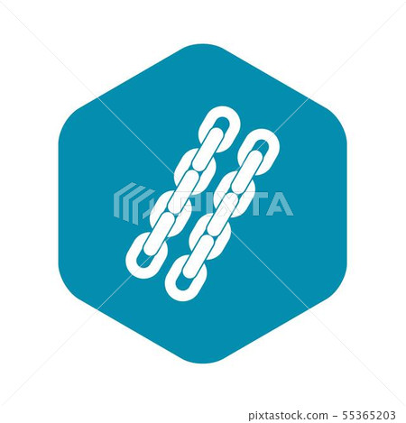 Chains icon, simple style Chains icon, simple style 55365203