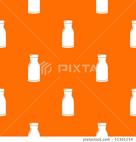 Bottle shampoo pattern vector orange 55365254