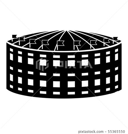 Sports arena icon, simple style 55365550