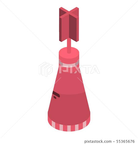 Port bouy icon, isometric style Port bouy icon, isometric style 55365676