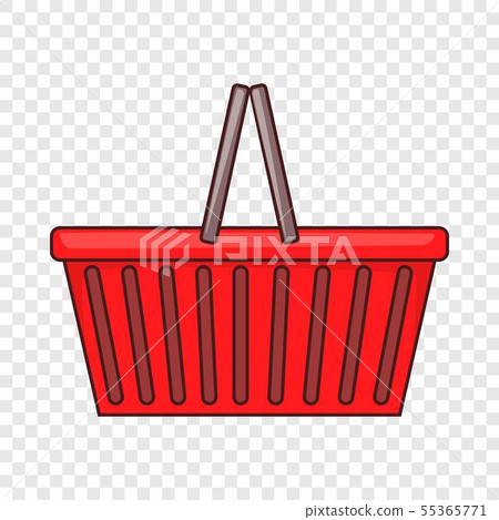 Shopping basket icon, flat style Shopping basket icon, flat style 55365771