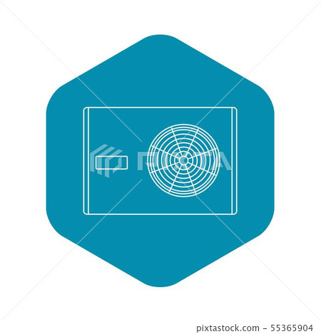 Air compressor icon, outline style 55365904