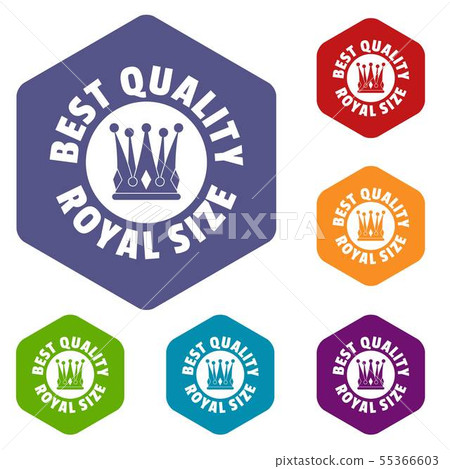 Imperial icons vector hexahedron 55366603
