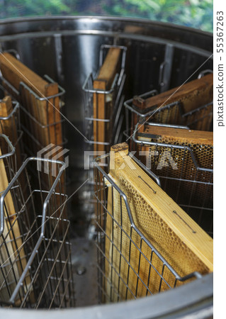 Honey collection by centrifuge Honey collection by centrifuge 55367263