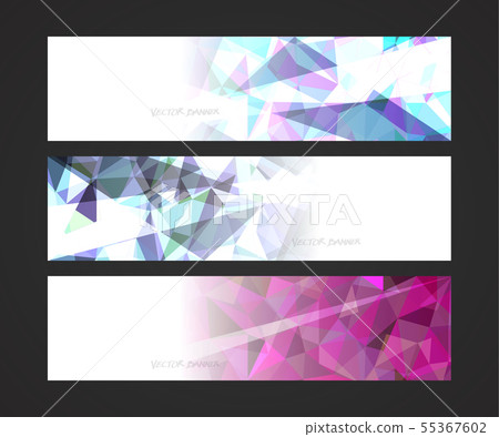 A set design of abstract modern vector banner 55367602