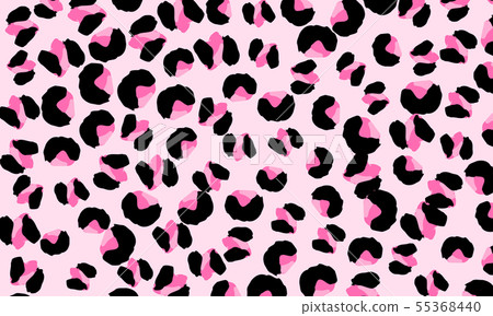Leopard print design. Animal skin pattern. 55368440