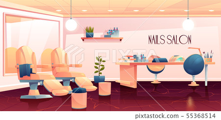 Salon for manicure, pedicure nails care procedures Salon for manicure, pedicure nails care procedures 55368514