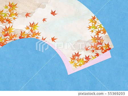 日式 - 背景材料 - 扇 - 秋葉 - 楓木 日式 - 背景材料 - 扇 - 秋葉 - 楓木 55369203