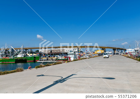 [青森八戶漁港立花碼頭]八戶漁港清晨風光 55371206