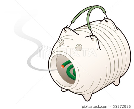 Mosquito pig white background 55372956