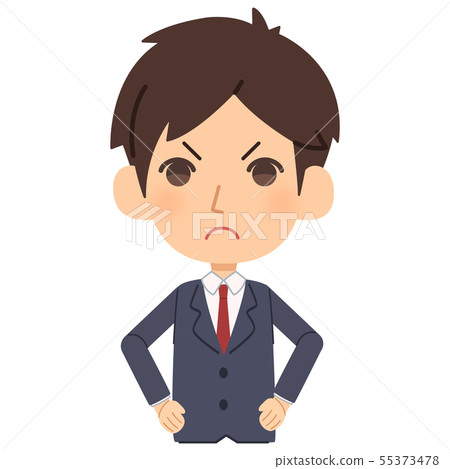 Businessman get angry Businessman get angry 55373478
