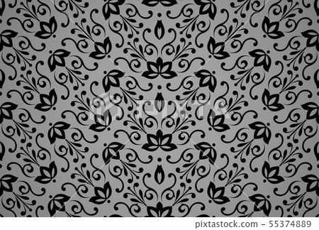 Flower geometric pattern. Seamless vector - Stock Illustration ...