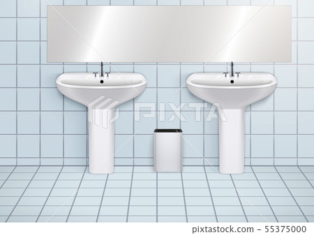 WC washroom with washbasins 55375000