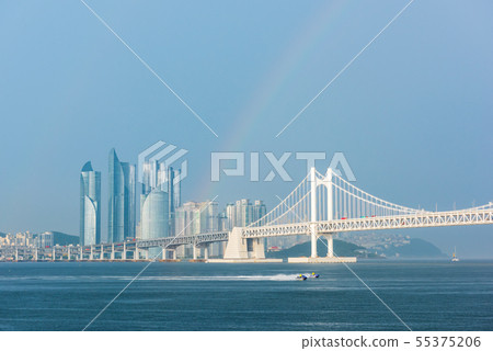 Haeundae in Busan City,South Korea Haeundae in Busan City,South Korea 55375206