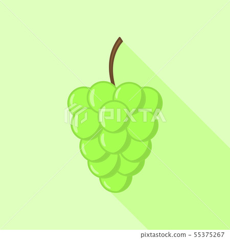 Grape illustration in flat style. Grape illustration in flat style. 55375267