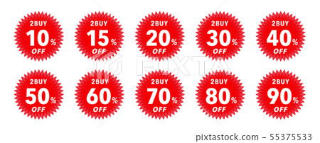 2BUY sale label 55375533