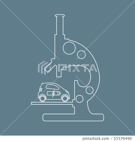 Microscope, electric car 55376490
