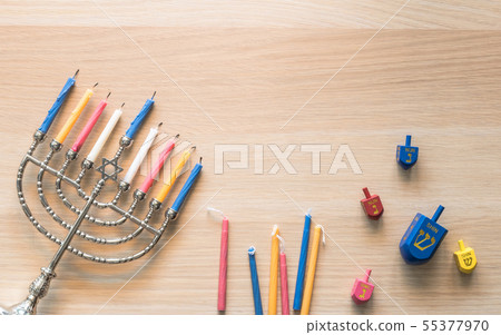 Hanukkah/ Chanukah Jewish holiday background Hanukkah/ Chanukah Jewish holiday background 55377970