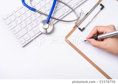 Doctor stethoscope medical top view doctor flatlay stethoscope medical doctor Doctor stethoscope medical top view doctor flatlay stethoscope medical doctor 55378759