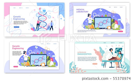 Flat Bright Flyer Genetic Engineering Lettering.  55378974