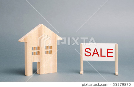 A miniature wooden house A miniature wooden house 55379870
