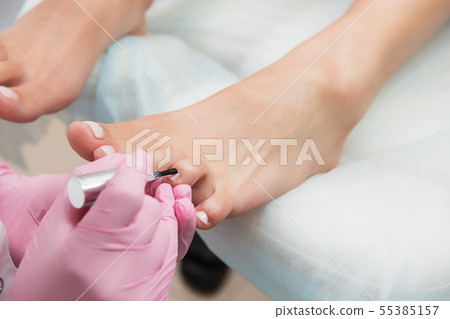 Procedure of pedicure in beauty salon Procedure of pedicure in beauty salon 55385157