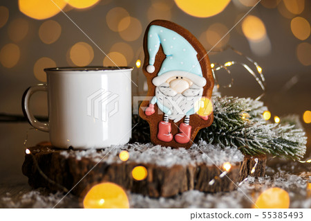 Holiday traditional food bakery. Gingerbread Holiday traditional food bakery. Gingerbread 55385493
