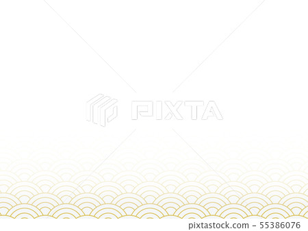 vector of gold japanese wave pattern with black vector of gold japanese wave pattern with black 55386076