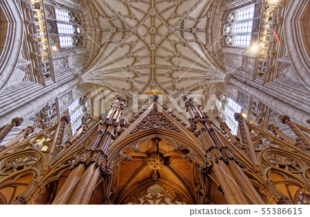 Interior of Winchester Cathedral Interior of Winchester Cathedral 55386615