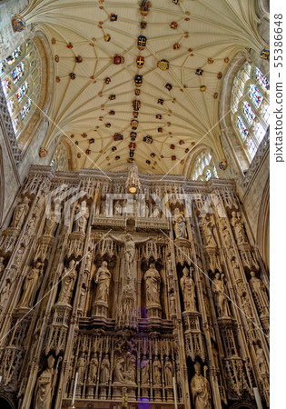 Interior of Winchester Cathedral Interior of Winchester Cathedral 55386648