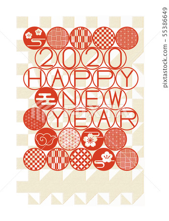 New Year's card 2020 55386649