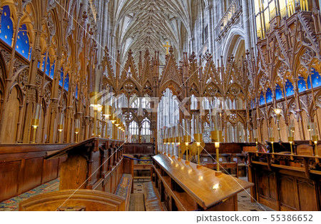 Interior of Winchester Cathedral Interior of Winchester Cathedral 55386652
